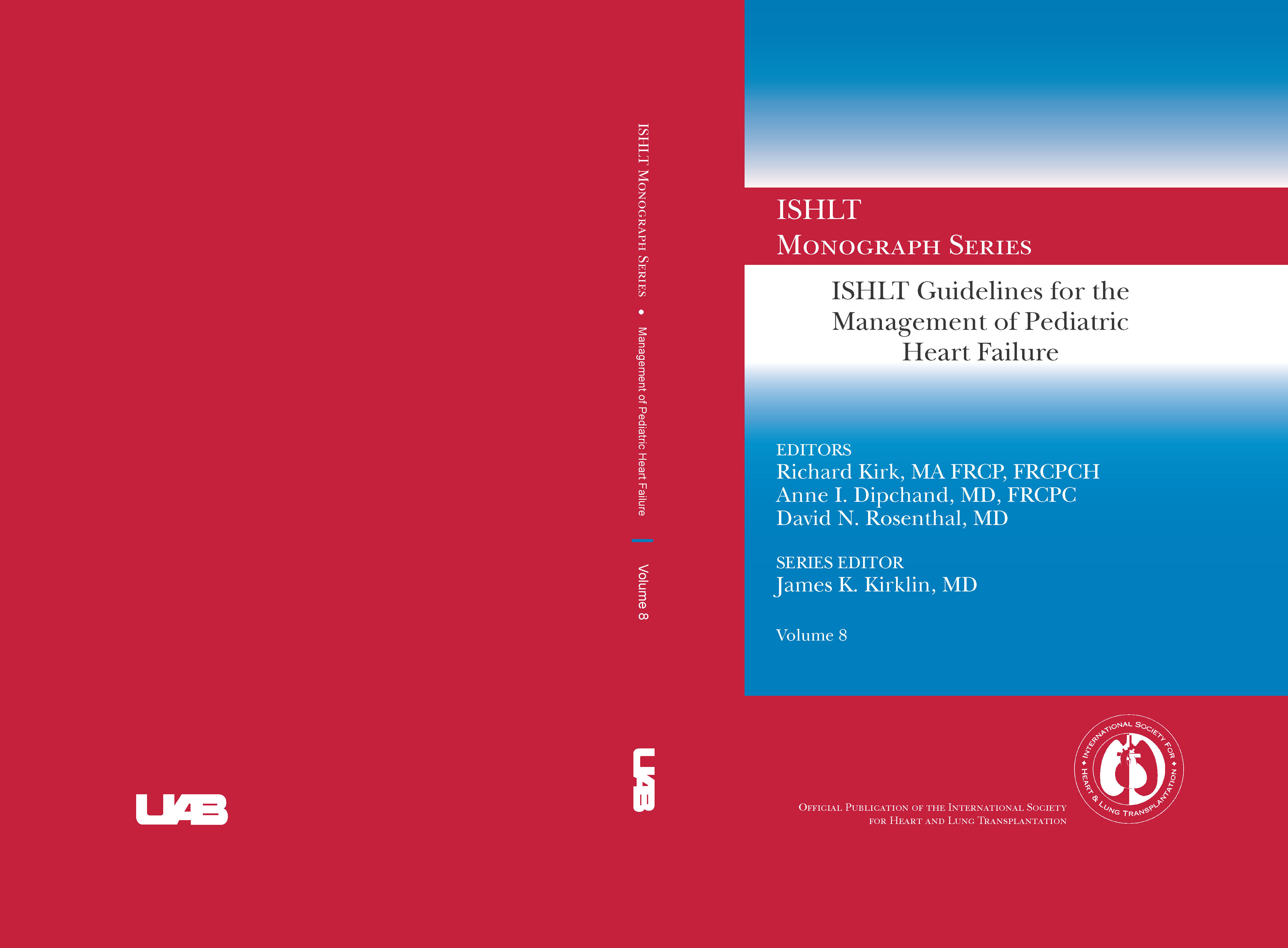 Cover ISHLT Guidelines for the Management of Pediatric Heart Failure