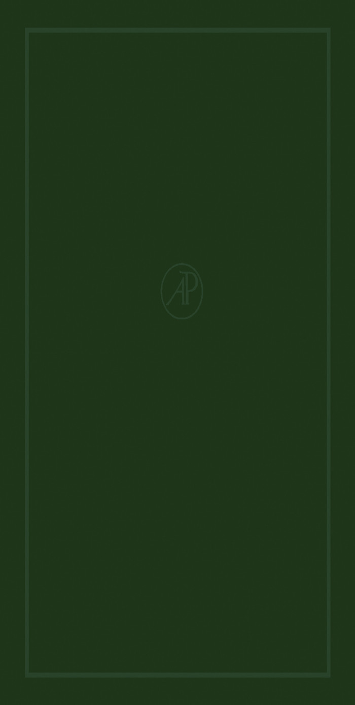 Cover Advances in Behavioral Pharmacology