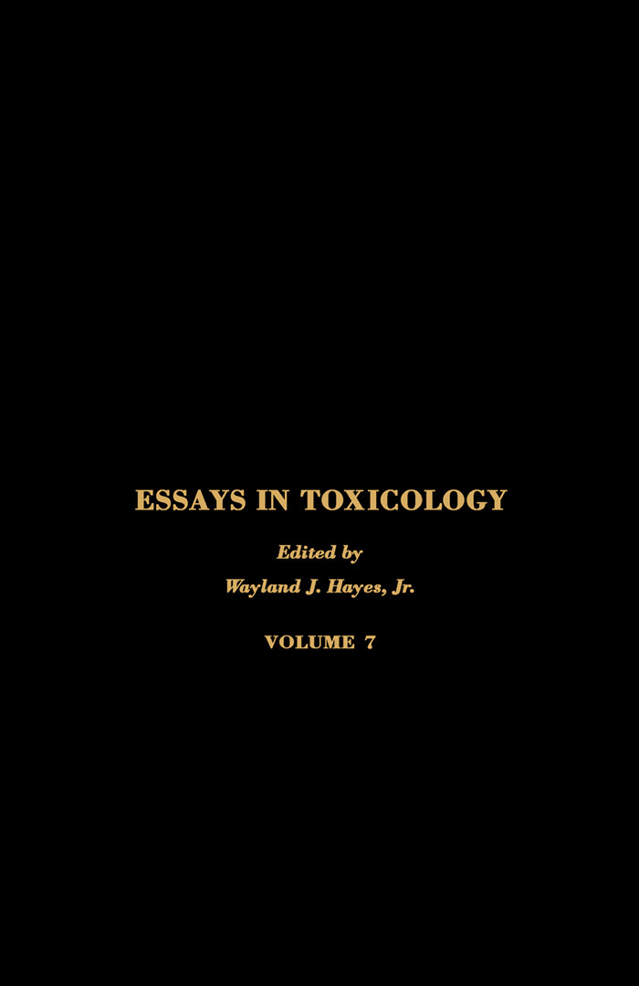 Cover Essays in Toxicology