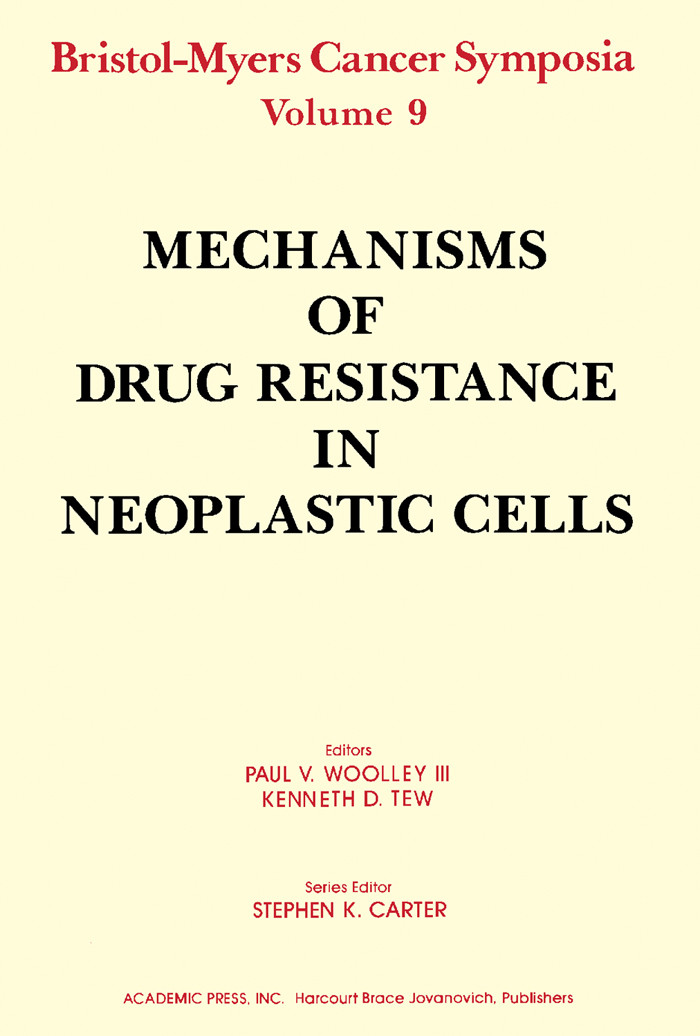 Cover Mechanisms of Drug Resistance in Neoplastic Cells