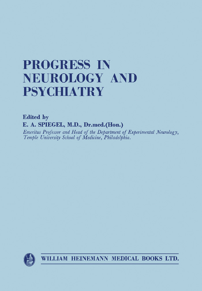 Progress in Neurology and Psychiatry