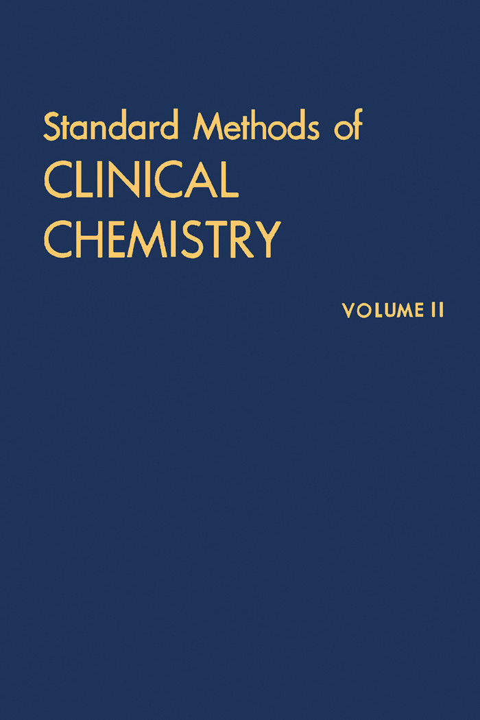 Cover Standard Methods of Clinical Chemistry
