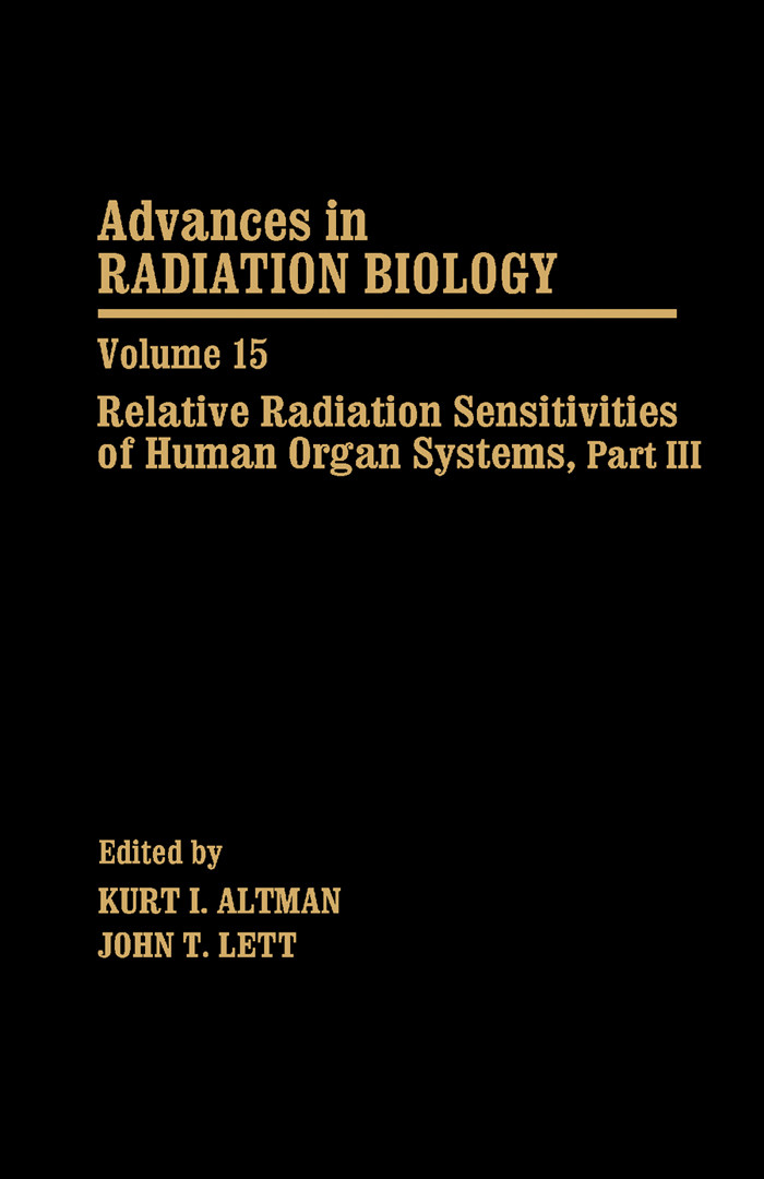 Cover Relative Radiation Sensitivities of Human Organ Systems