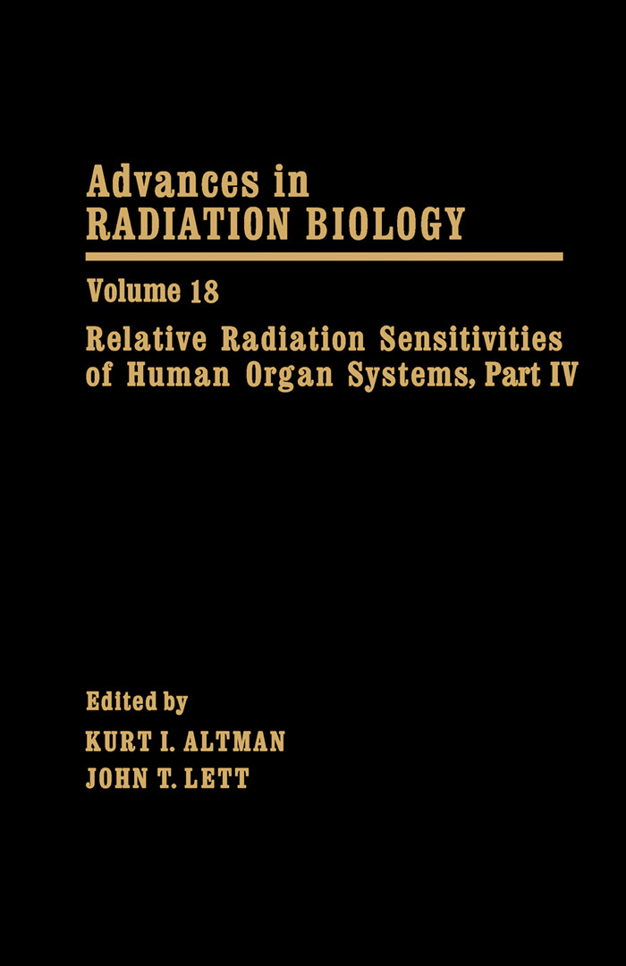 Cover Relative Radiation Sensitivities of Human Organ Systems