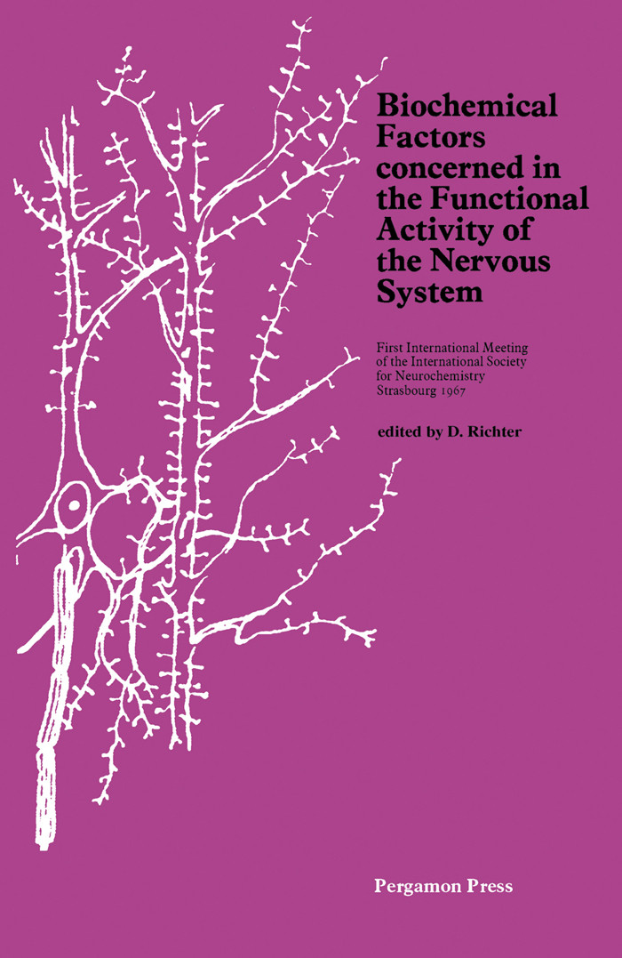 Biochemical Factors Concerned in the Functional Activity of the Nervous System