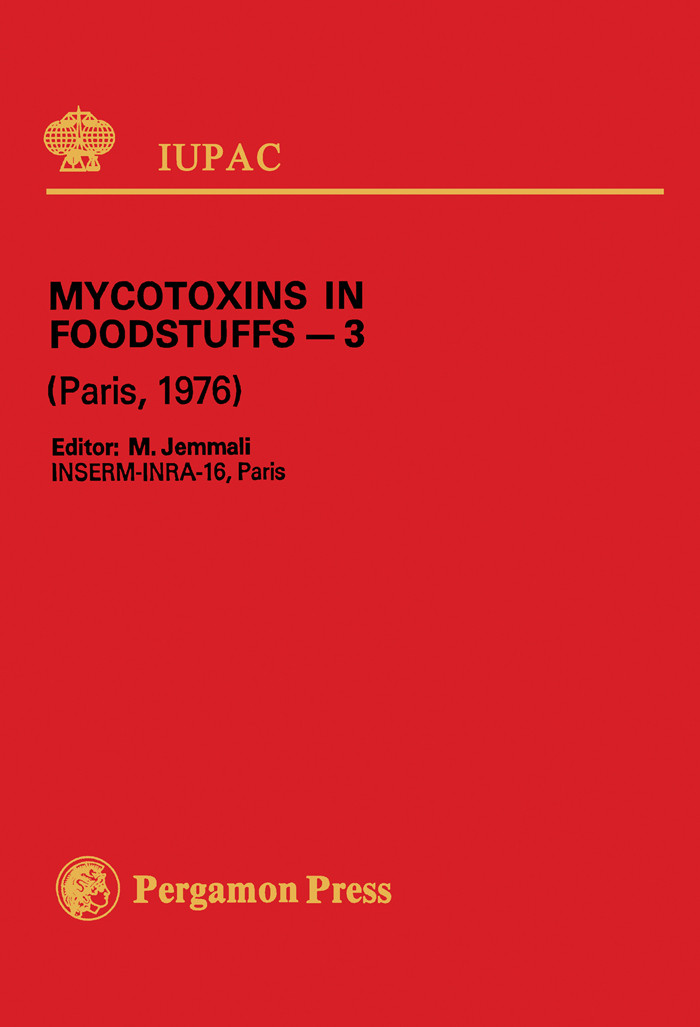 Mycotoxins in Foodstuffs - 3