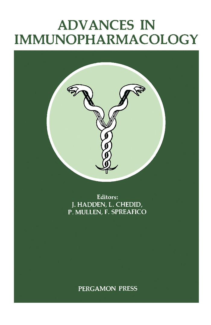 Cover Advances in Immunopharmacology