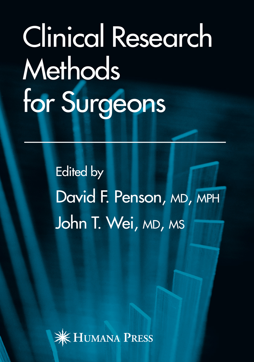 Clinical Research Methods for Surgeons