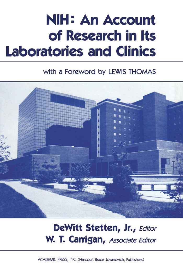 Cover NIH: An Account of Research in Its Laboratories and Clinics