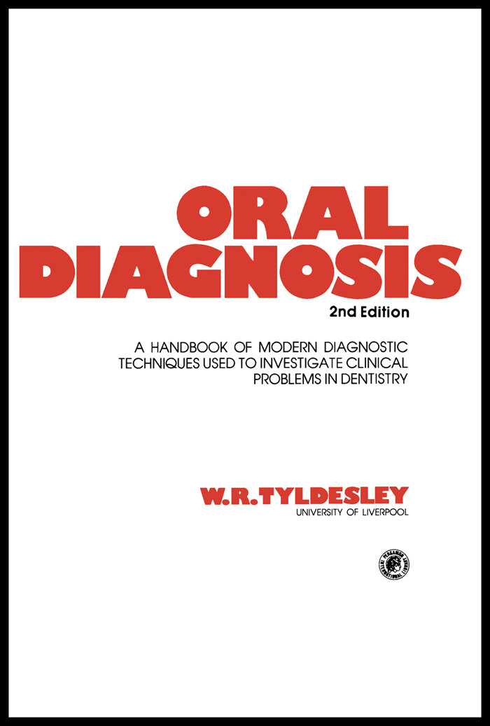 Cover Oral Diagnosis