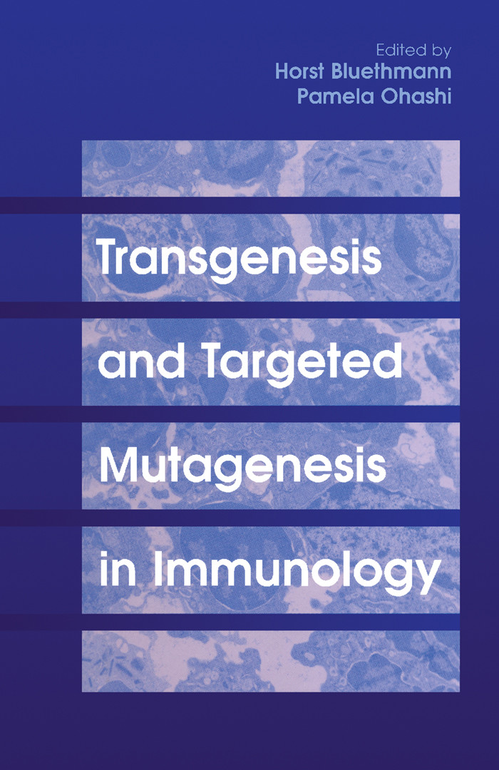 Cover Transgenesis and Targeted Mutagenesis in Immunology