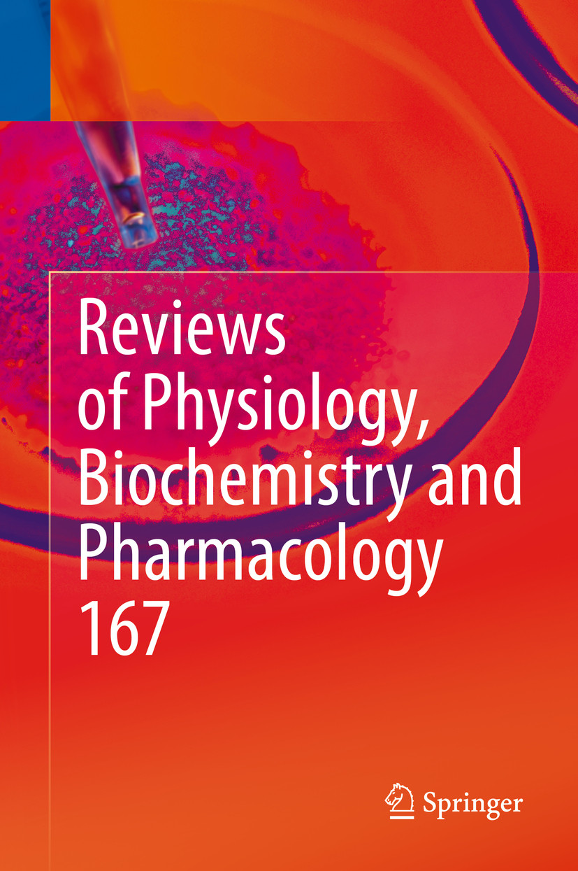 Cover Reviews of Physiology, Biochemistry and Pharmacology, Vol. 167
