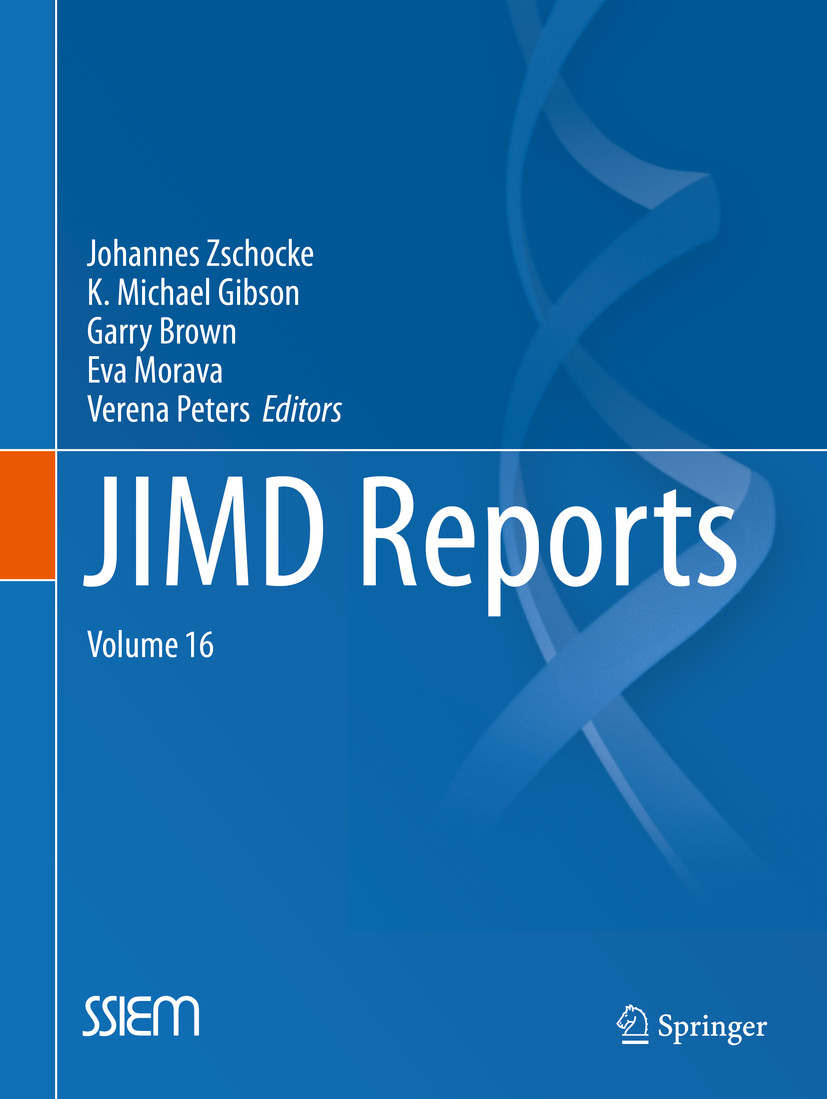 Cover JIMD Reports Volume 16