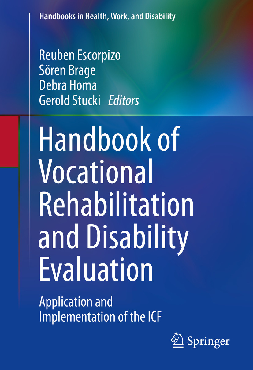 Cover Handbook of Vocational Rehabilitation and Disability Evaluation