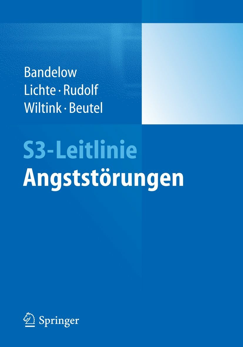 Cover S3-Leitlinie Angststörungen