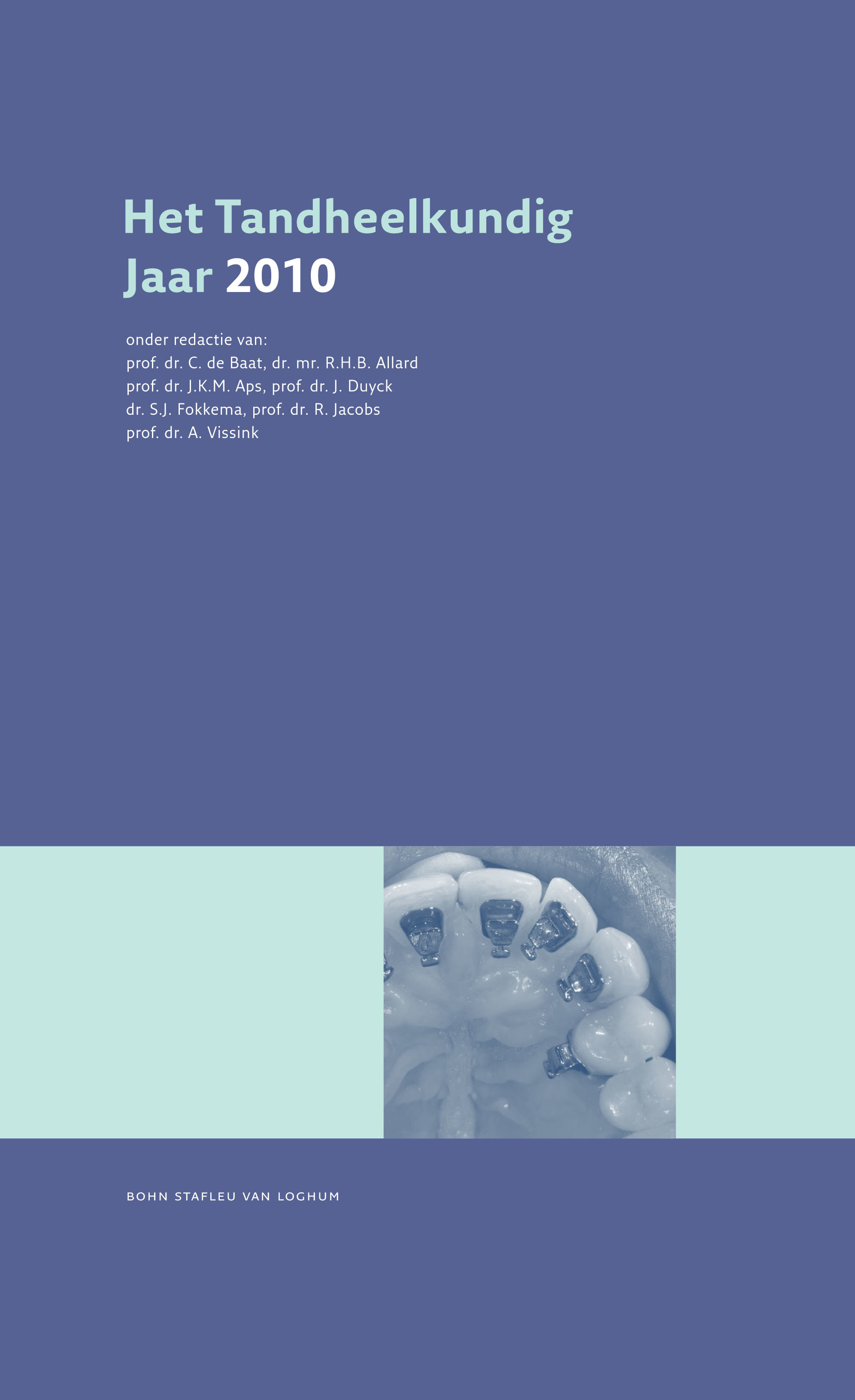 Cover Het Tandheelkundig Jaar 2010