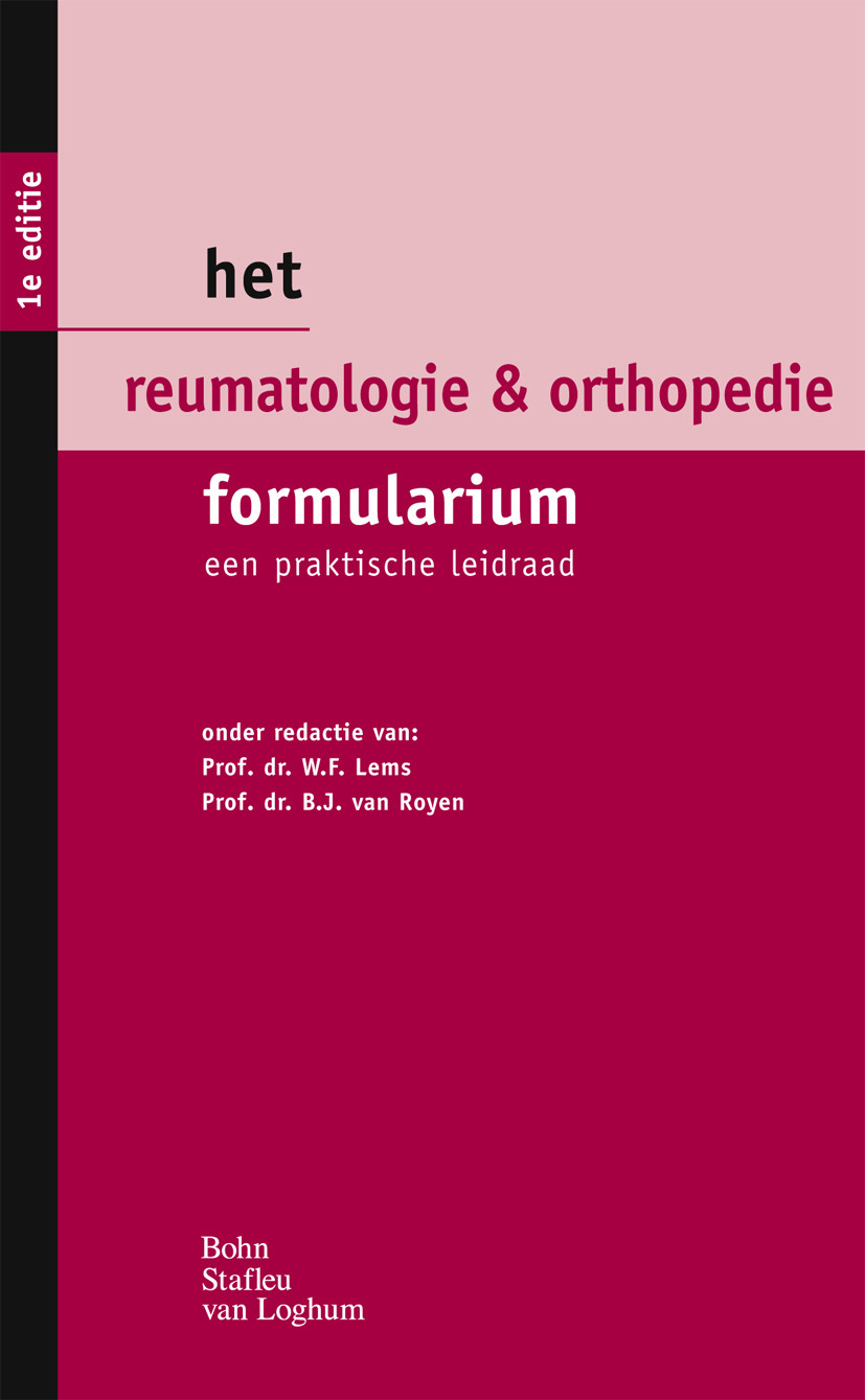 Cover Het reumatologie & orthopedie formularium