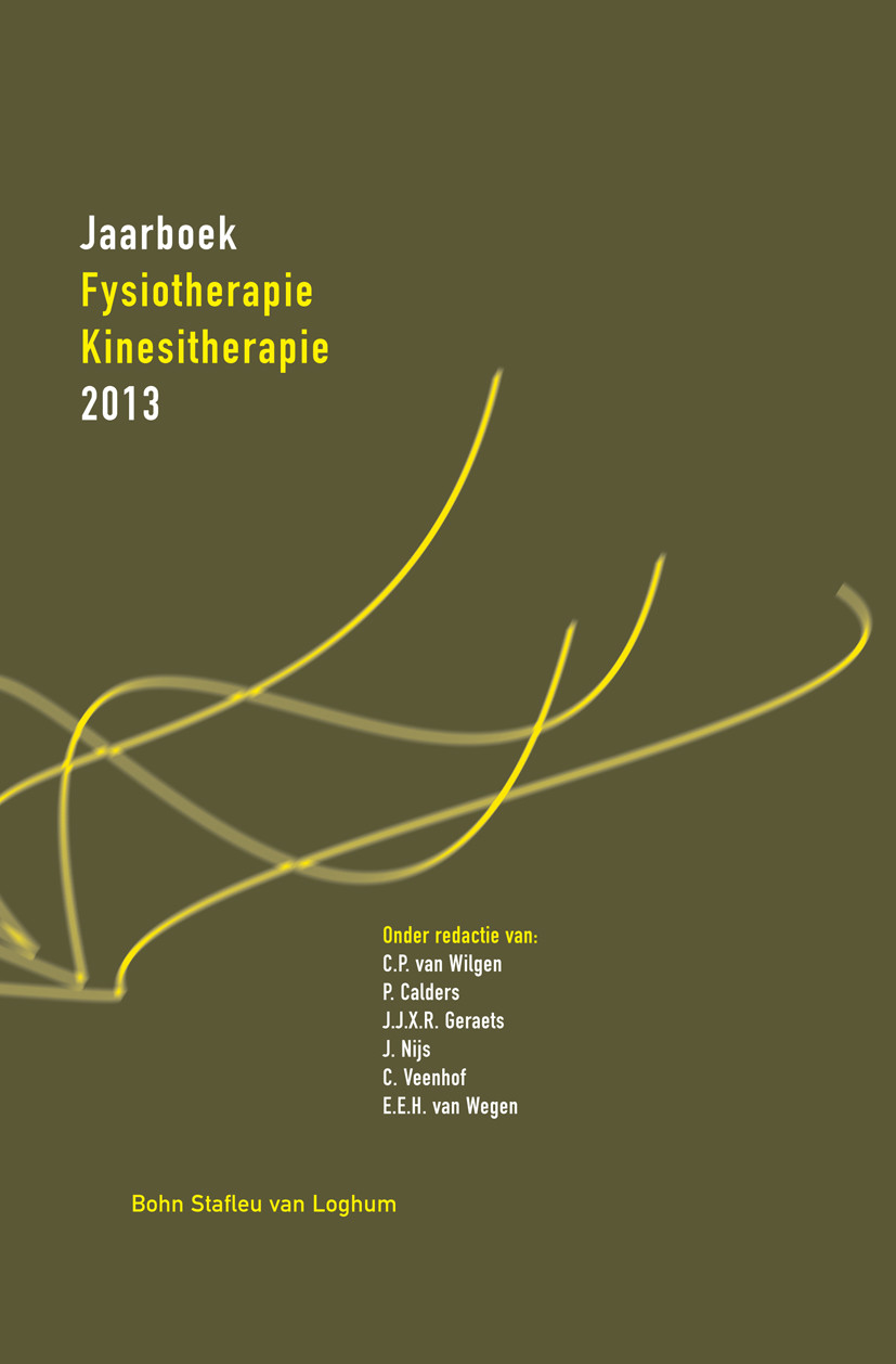 Cover Jaarboek Fysiotherapie Kinesitherapie 2013