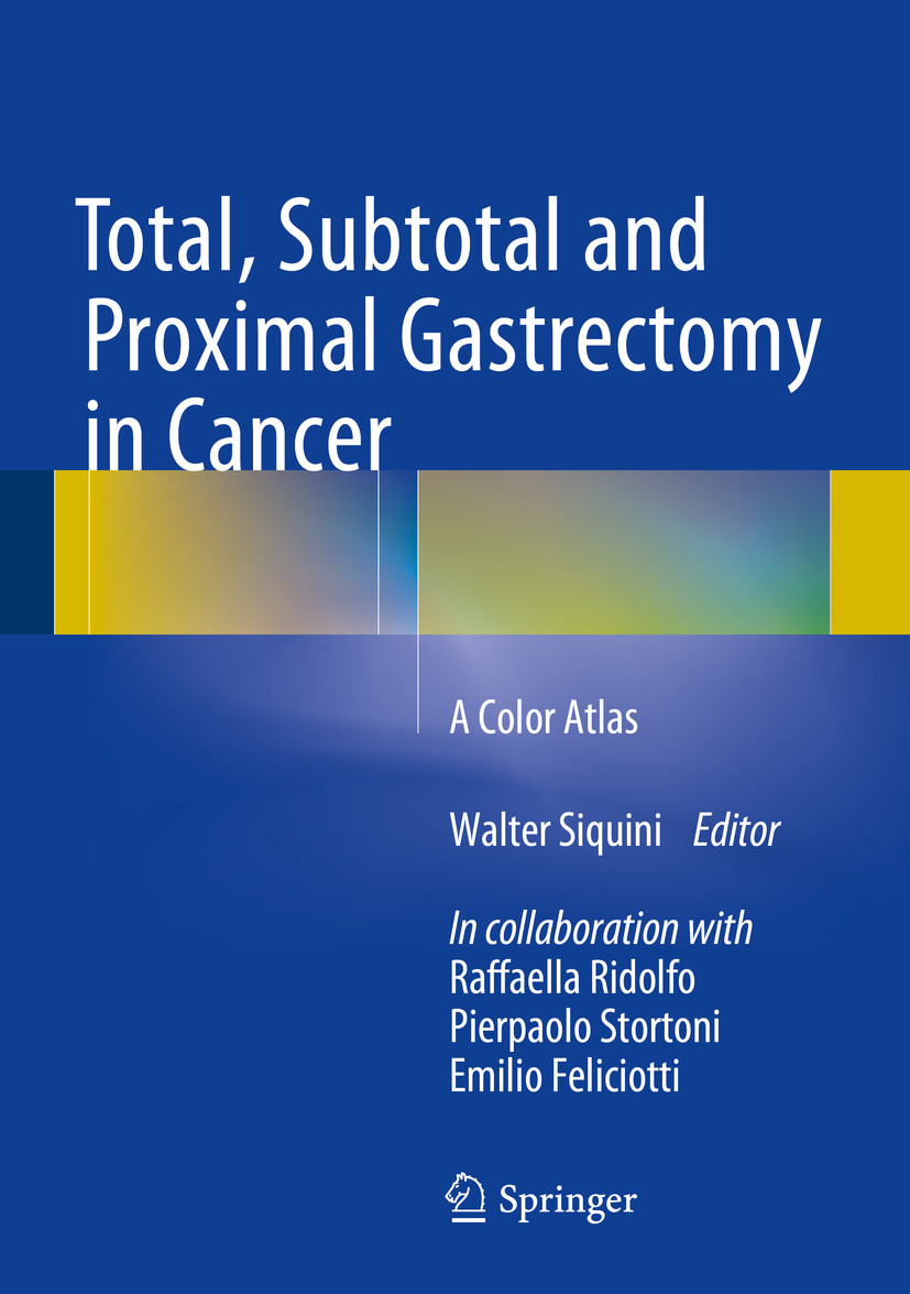 Cover Total, Subtotal and Proximal Gastrectomy in Cancer
