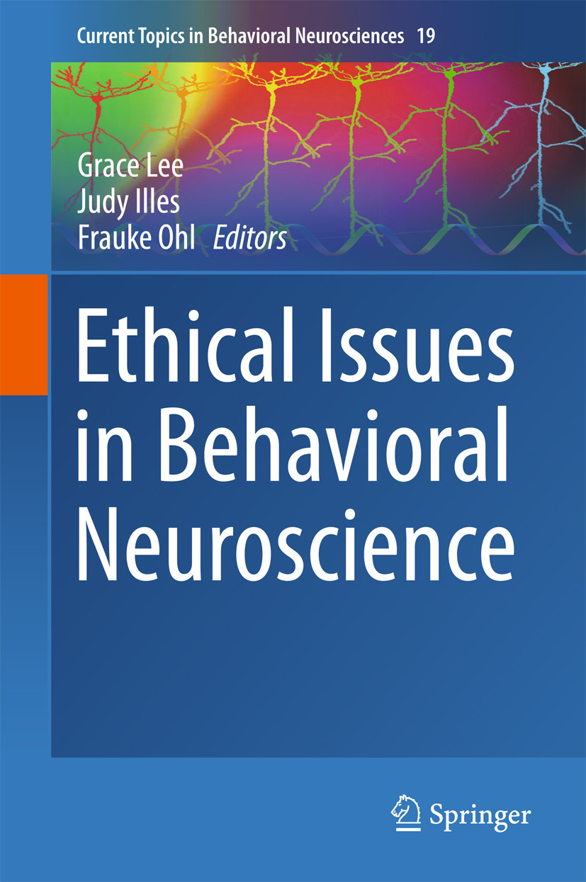 Cover Ethical Issues in Behavioral Neuroscience