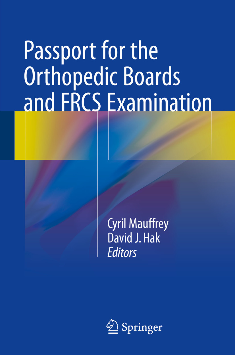 Cover Passport for the Orthopedic Boards and FRCS Examination