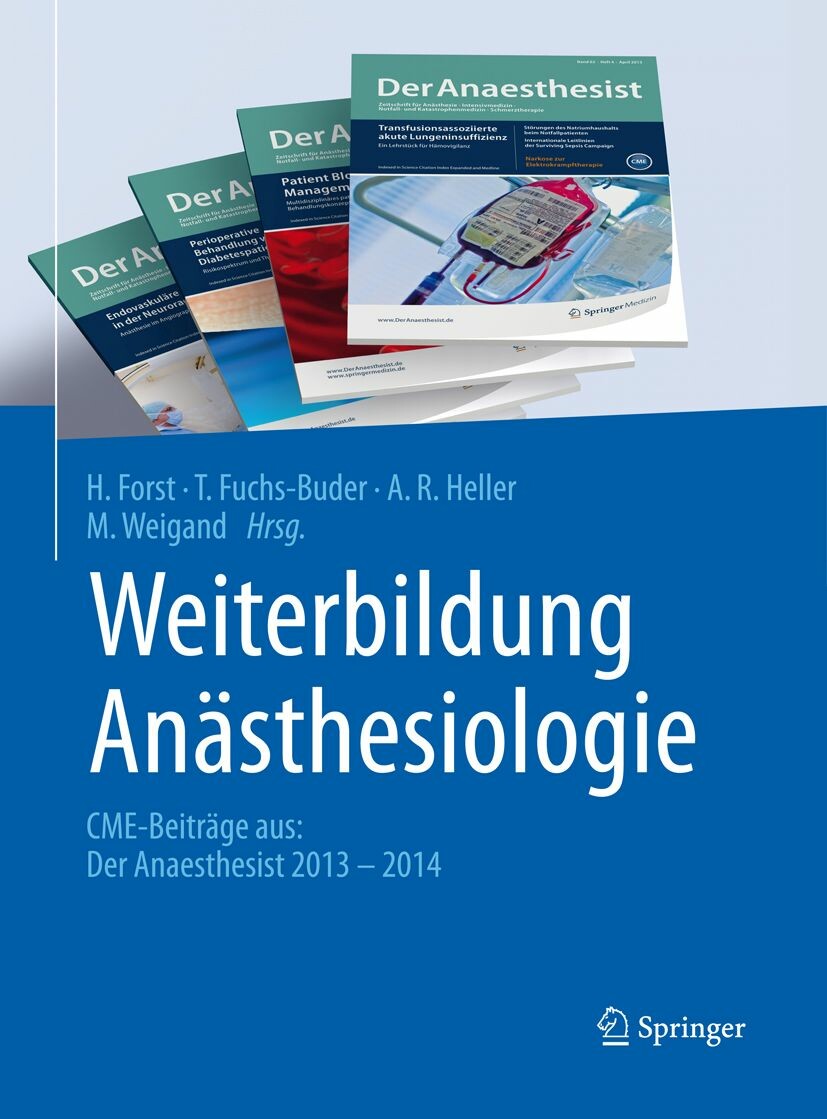 Cover Weiterbildung Anästhesiologie