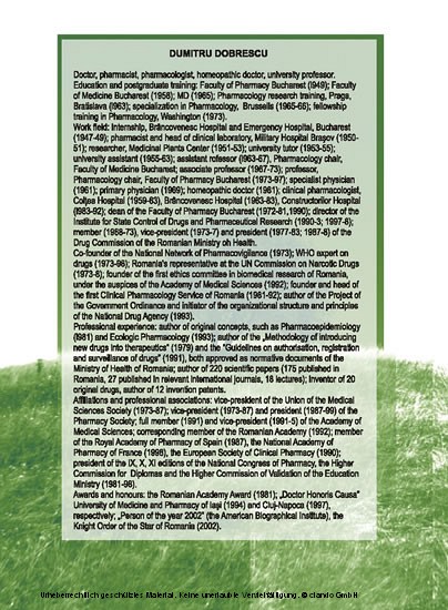 General homeopathic pharmacology