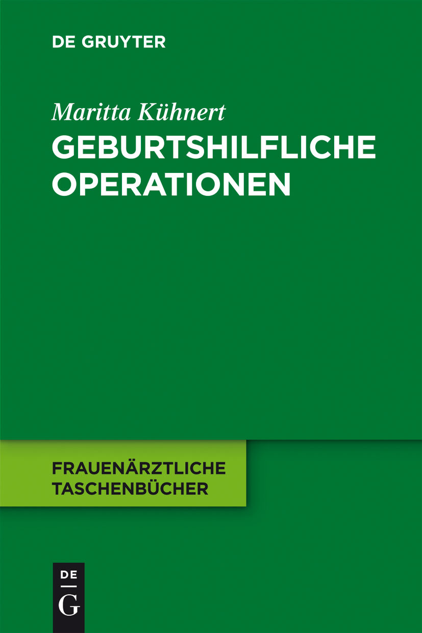 Cover Geburtshilfliche Operationen