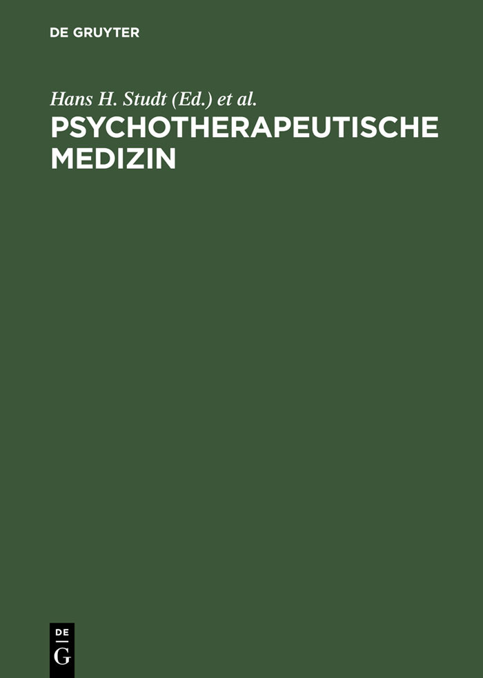 Cover Psychotherapeutische Medizin