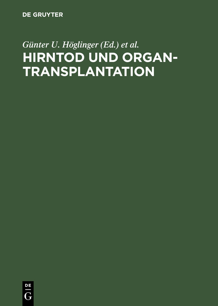 Cover Hirntod und Organtransplantation