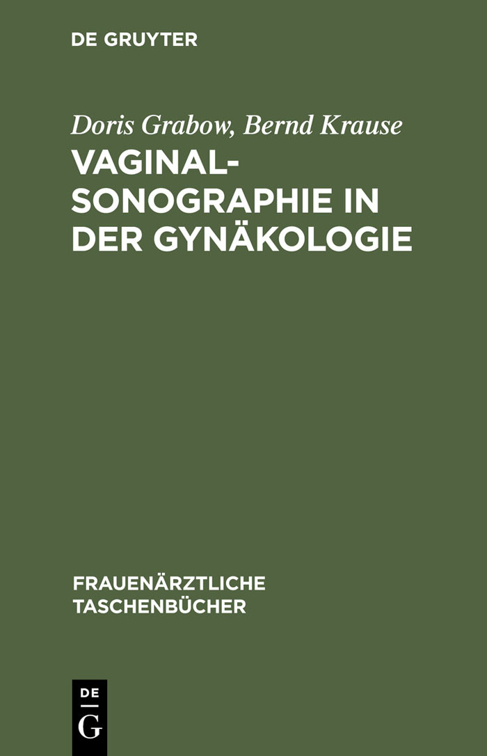 Cover Vaginalsonographie in der Gynäkologie
