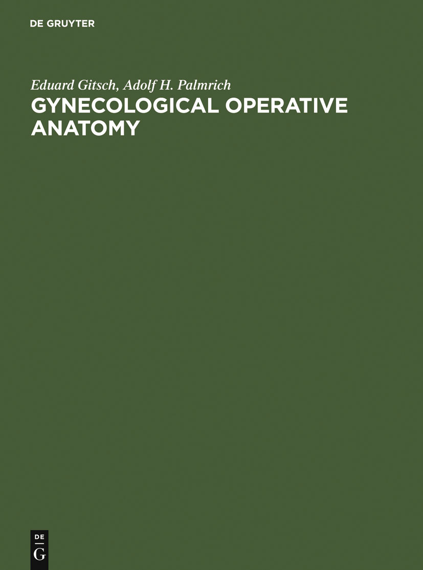 Cover Gynecological Operative Anatomy
