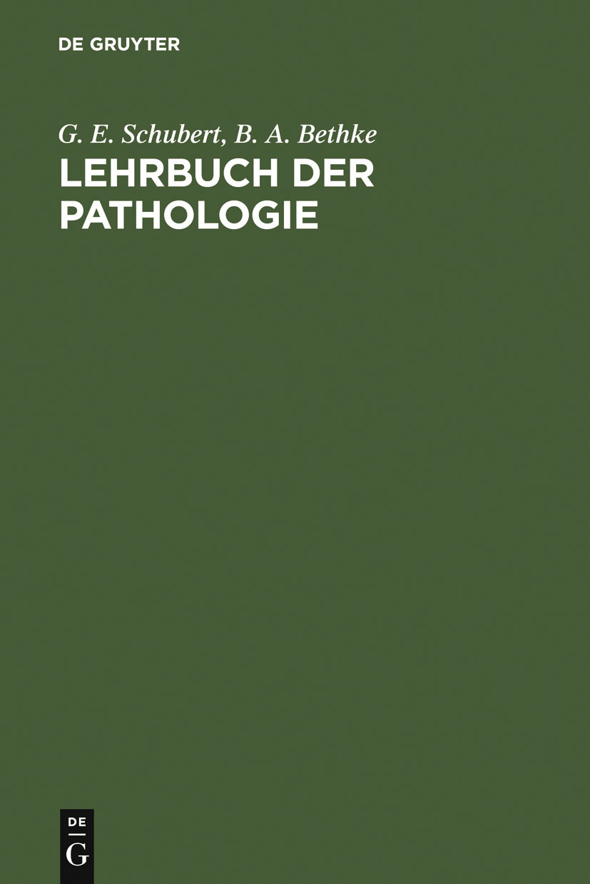 Cover Lehrbuch der Pathologie und Antwortkatalog zum GK2