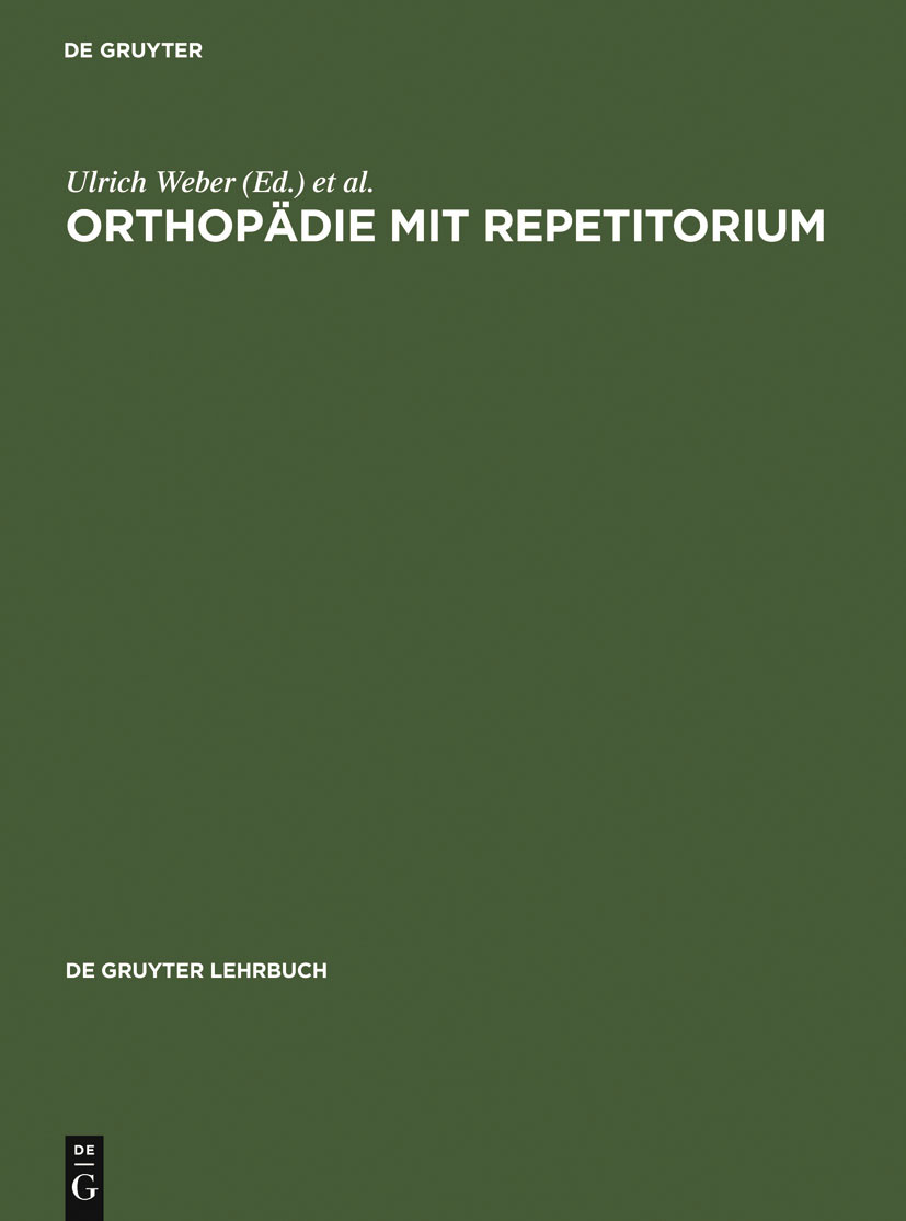 Cover Orthopädie mit Repetitorium