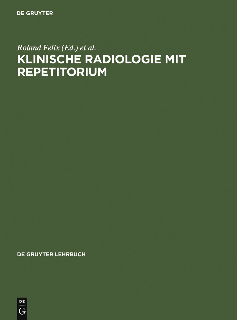 Cover Klinische Radiologie mit Repetitorium