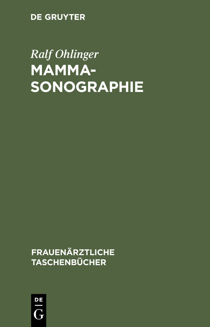 Cover Mammasonographie