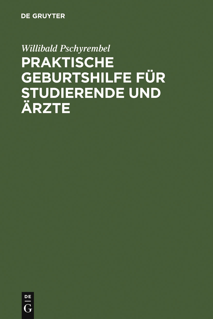 Cover Praktische Geburtshilfe für Studierende und Ärzte