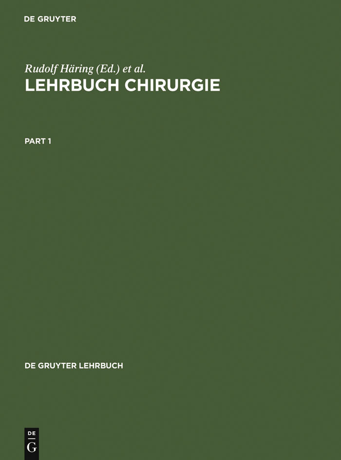 Cover Lehrbuch Chirurgie
