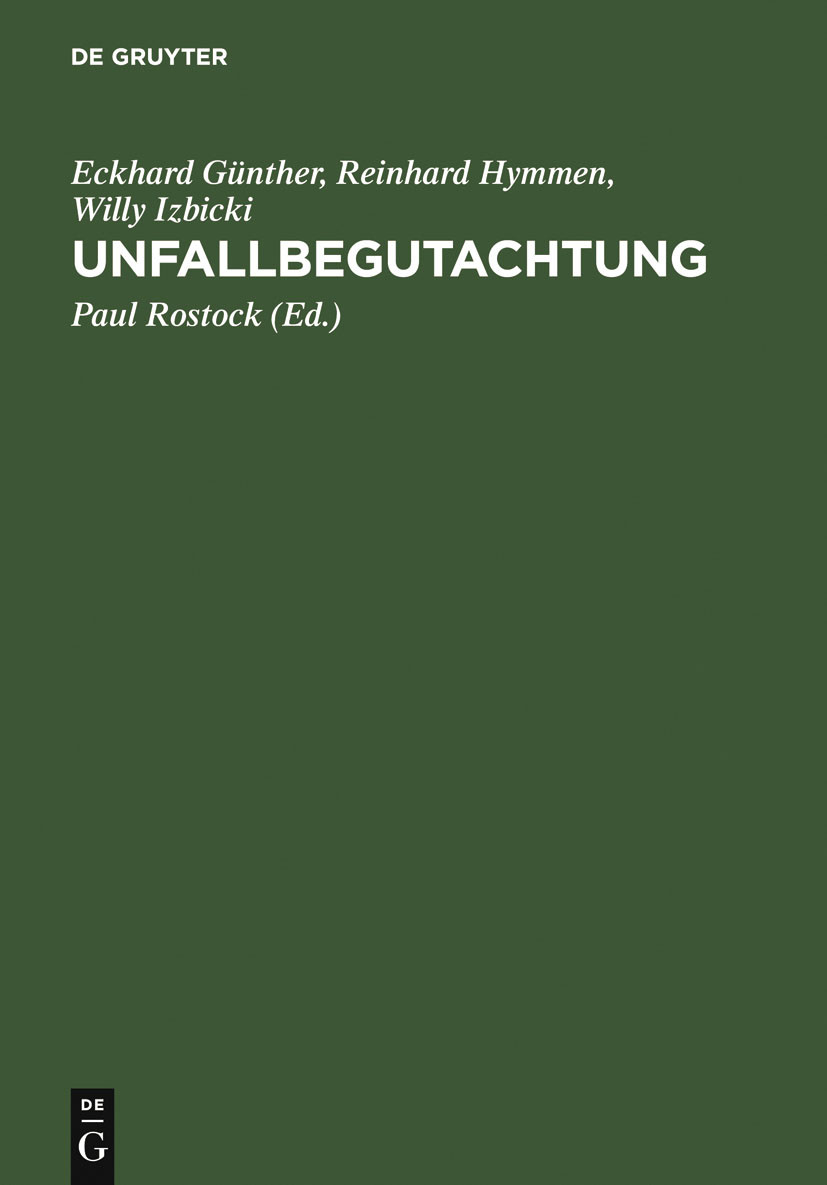 Cover Unfallbegutachtung