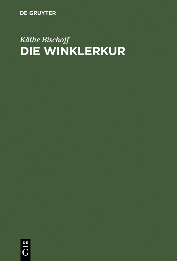 Cover Die Winklerkur