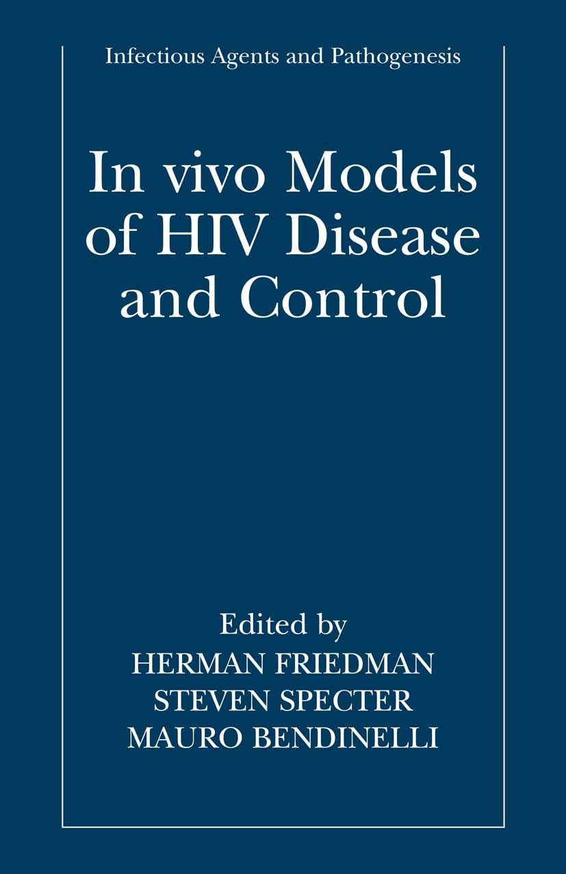 Cover In vivo Models of HIV Disease and Control