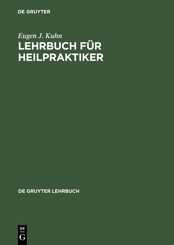 Cover Lehrbuch für Heilpraktiker