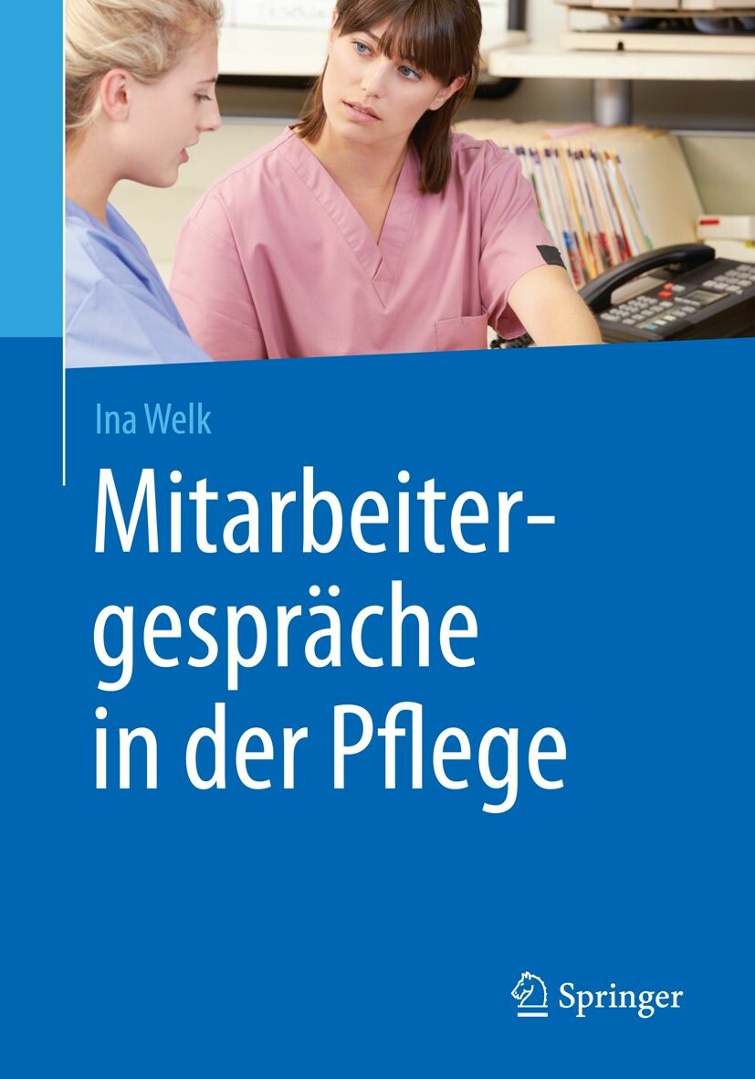 Cover Mitarbeitergespräche in der Pflege