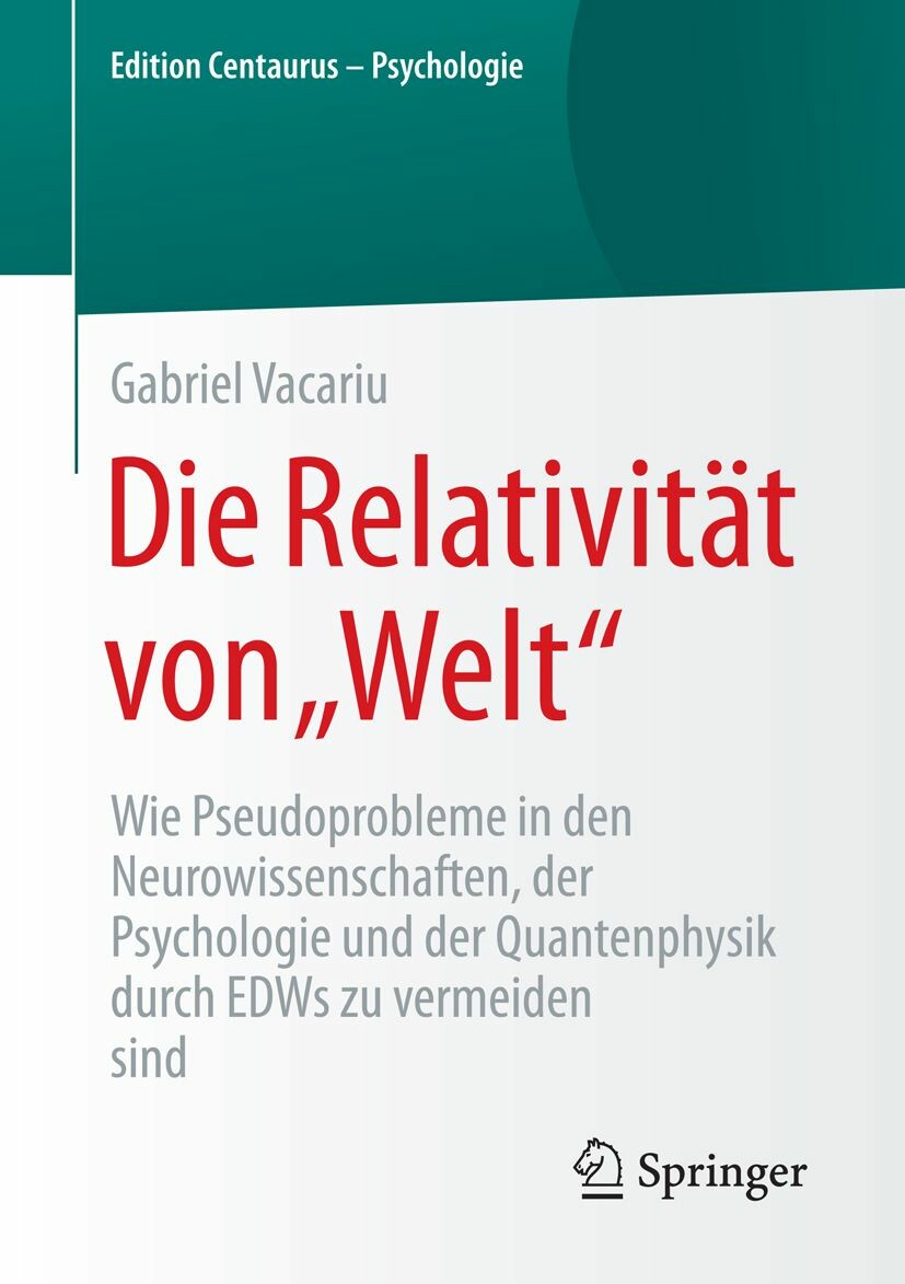 Cover Die Relativität von 'Welt'