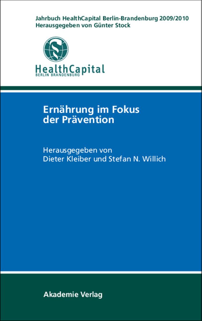 Cover Jahrbuch HealthCapital Berlin-Brandenburg 2009/2010