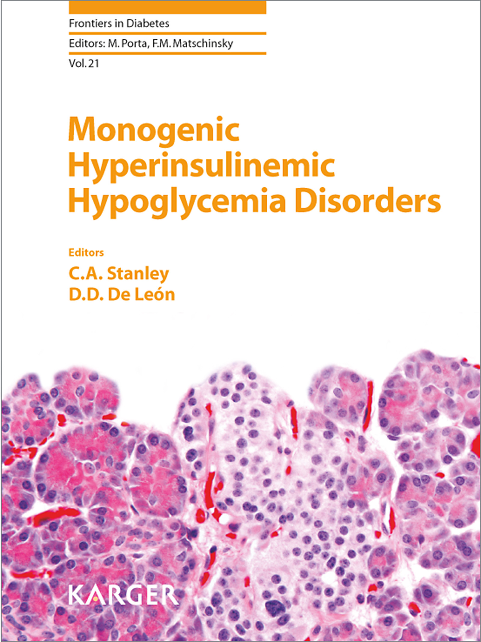 Cover Monogenic Hyperinsulinemic Hypoglycemia Disorders