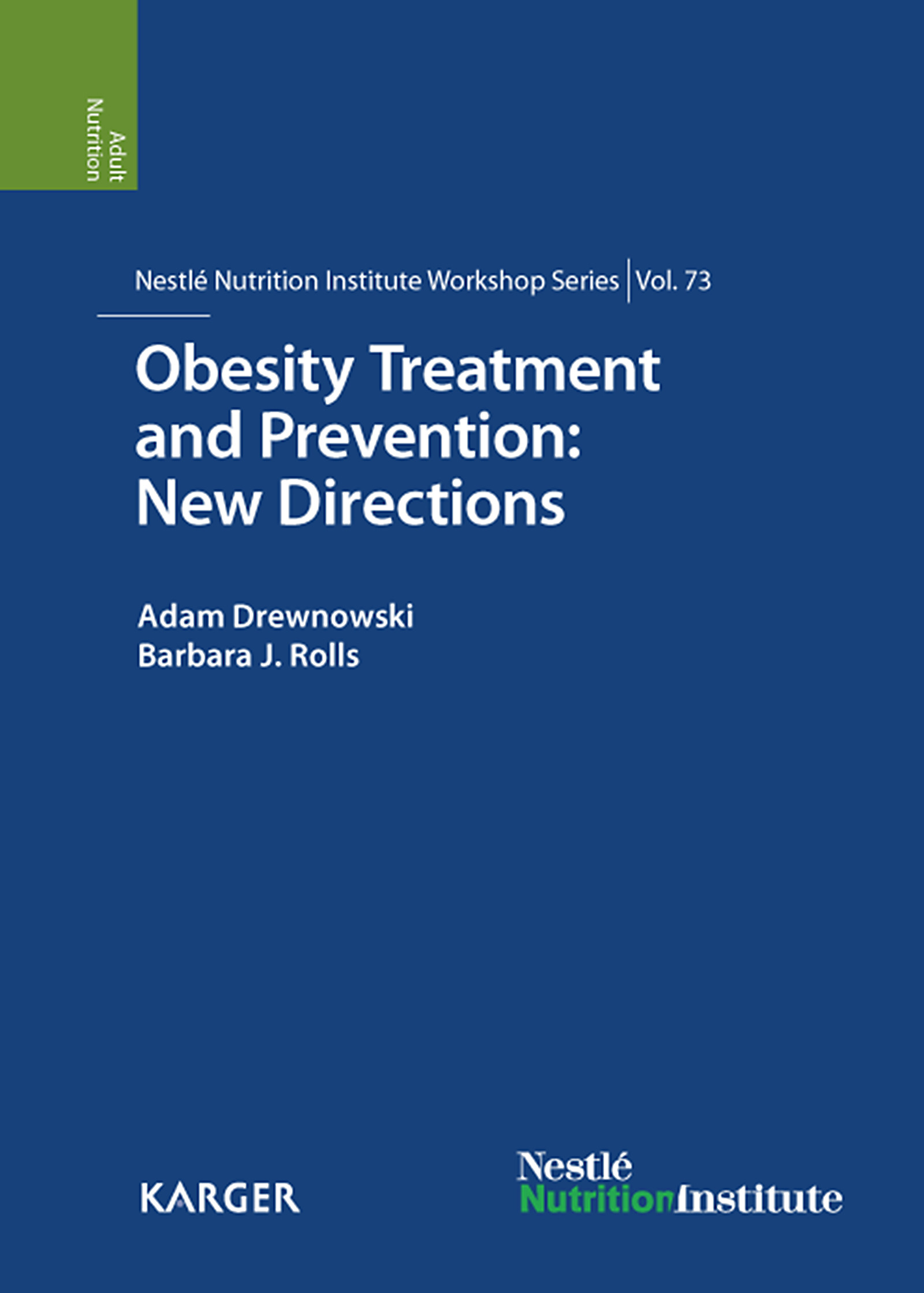 Cover Obesity Treatment and Prevention: New Directions