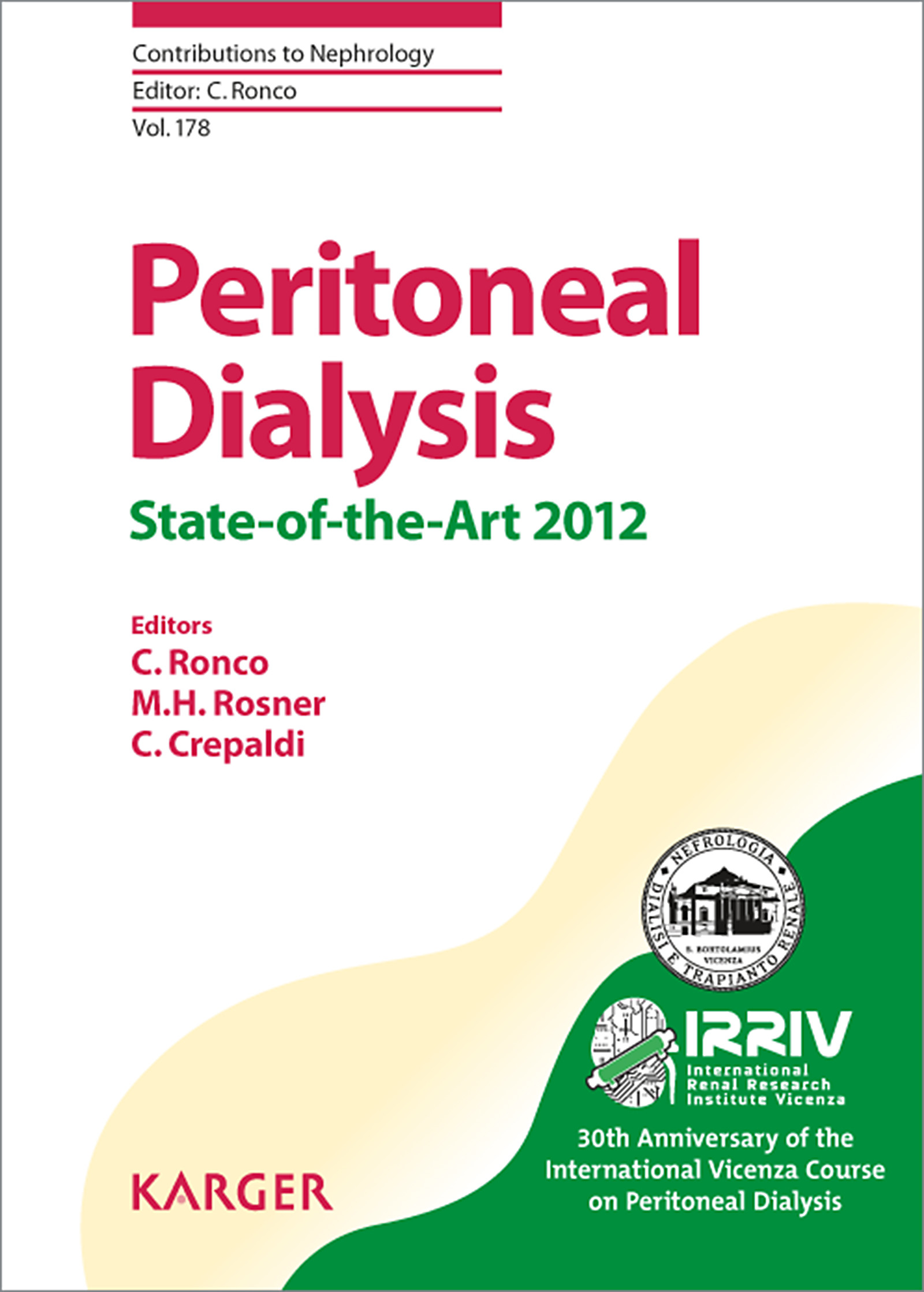 Cover Peritoneal Dialysis - State-of-the-Art 2012