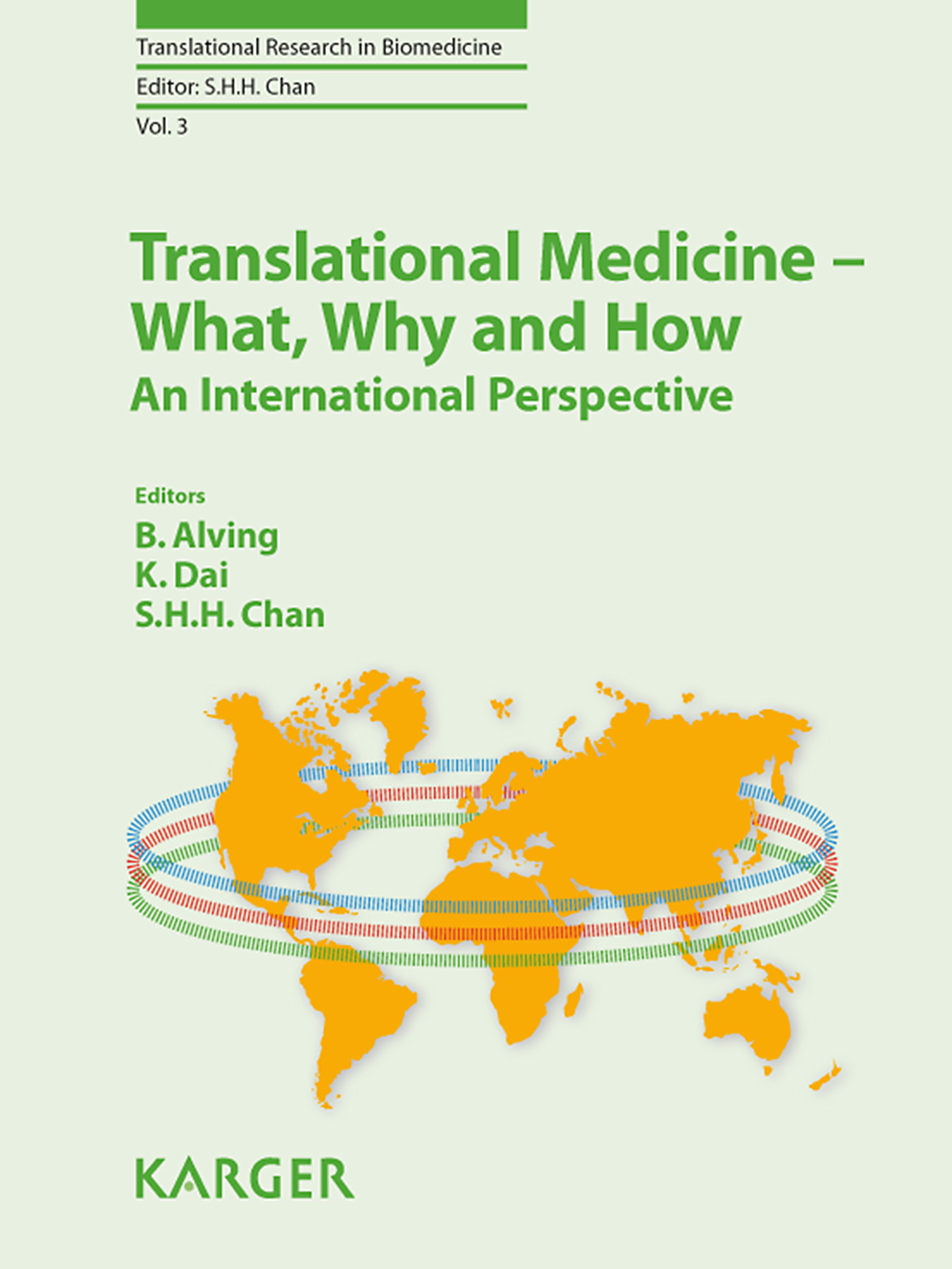 Cover Translational Medicine - What, Why and How: An International Perspective
