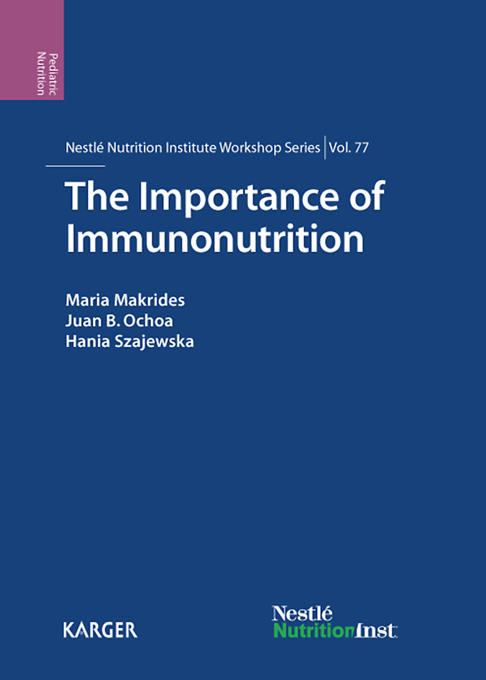 Cover The Importance of Immunonutrition